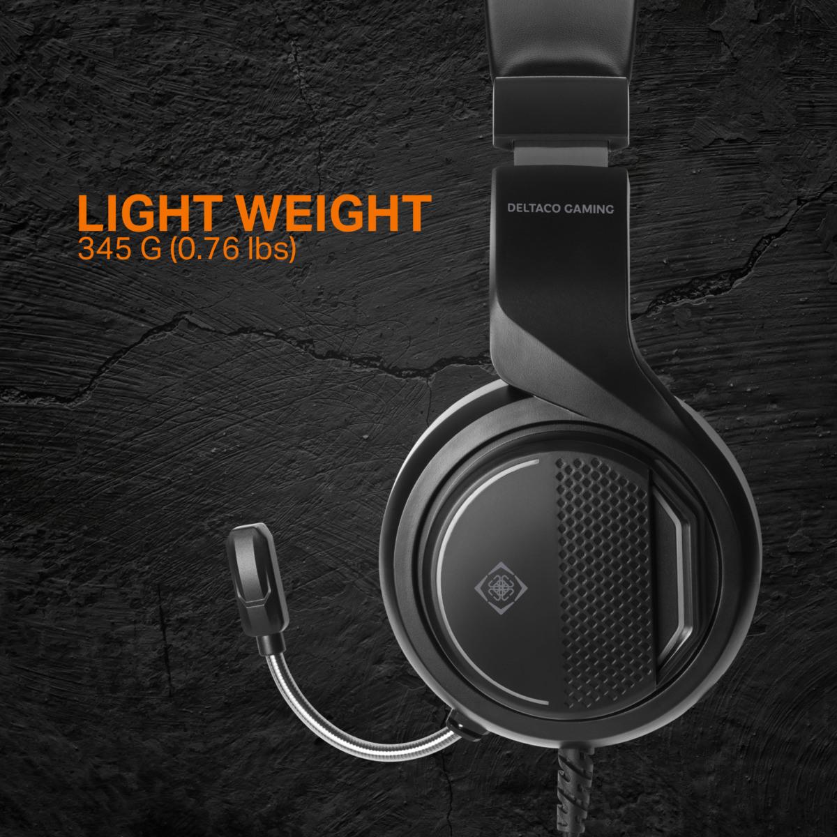 Thumbnail - Deltaco Gaming GAM-127 (Kabelgebunden), Gaming Headset, Schwarz, Blau