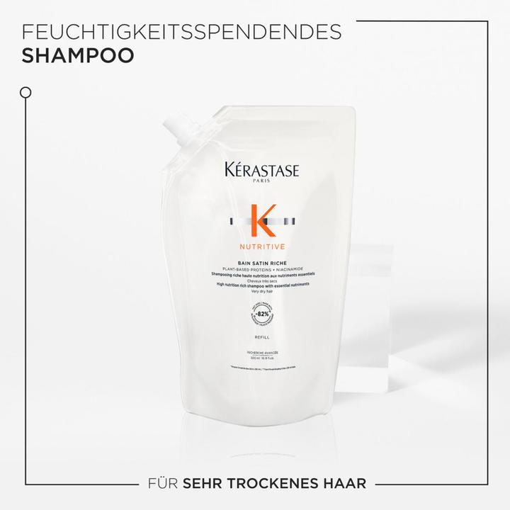 Actual product image Kérastase Bain Satin Riche (500 ml, Liquid shampoo)