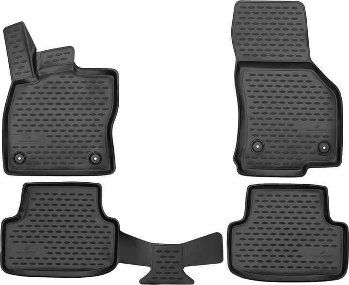 Image du produit Walser Gummimatten XTR für Seat Leon 09/2012-Heute, Seat Leon ST (5F8) 2012-2020 (2 tapis avant + 2 tapis arrière)