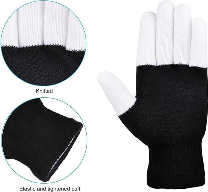 Produktbild Cbx LED Handschuhe, Leuchtende Handschuhe mit 7 Farbmodi (One Size)