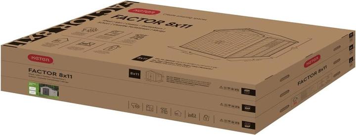 Actual product image Keter Factor 8x11