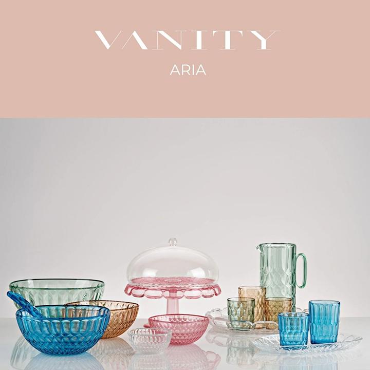 Produktbild Guzzini VANITY Kuchenplatte mit Fuss und Haube Flamingo pink