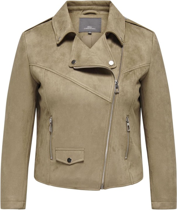 Actual product image Only Fly-away collar curve jacket Biker jacket in leather look (46)