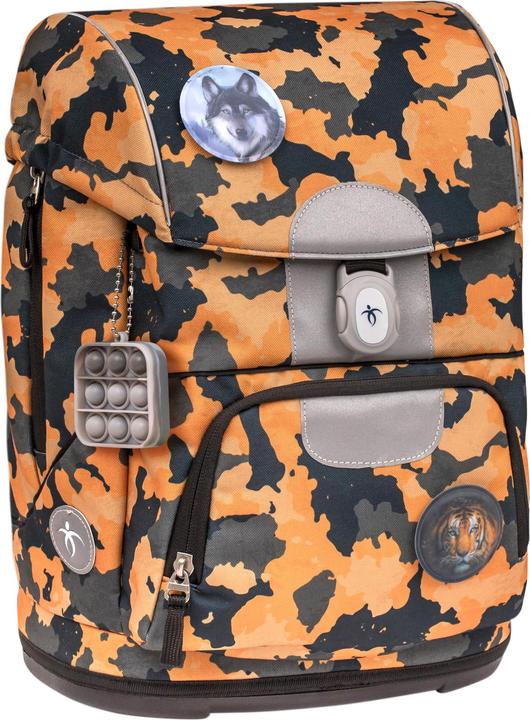 Produktbild Belmil Motion ergonomisches Schulranzenset 5tlg. "Orange Camouflag (19 l)