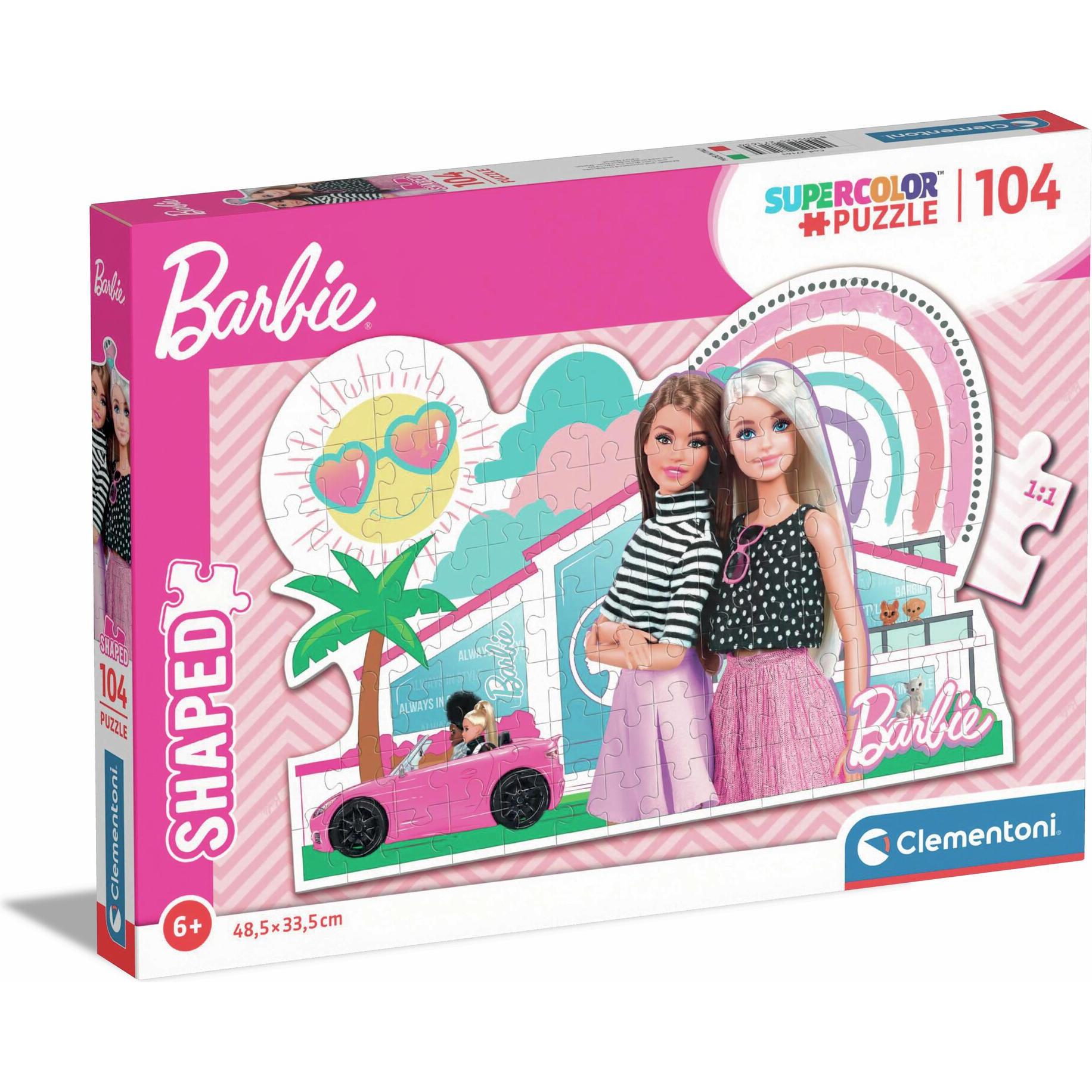 Clementoni Mehrfarbig Puzzle Barbie G (104 Teile)