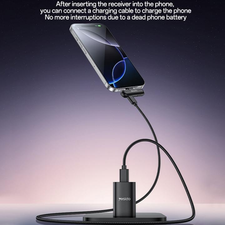 Image du produit Yesido KR20, Lightning, 2-Pack, Noir