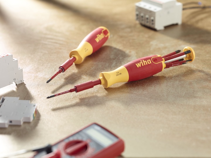 Productafbeelding Wiha Schroevendraaierbitsmagazijn LiftUp electric TORX slimBits in blisterverpakking (Torx (TX))