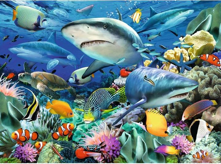 Image du produit Ravensburger Récif de requins (100 pièces)