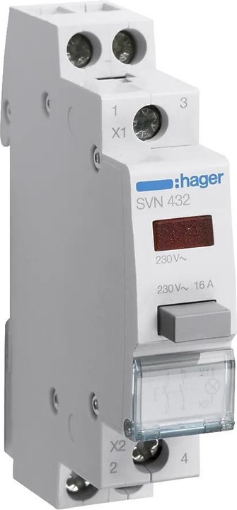 Immagine prodotto Hager SVN432. Classe di protezione internazionale (codice IP): IP20. Larghezza: 17.5 mm, Altezza: 83 mm