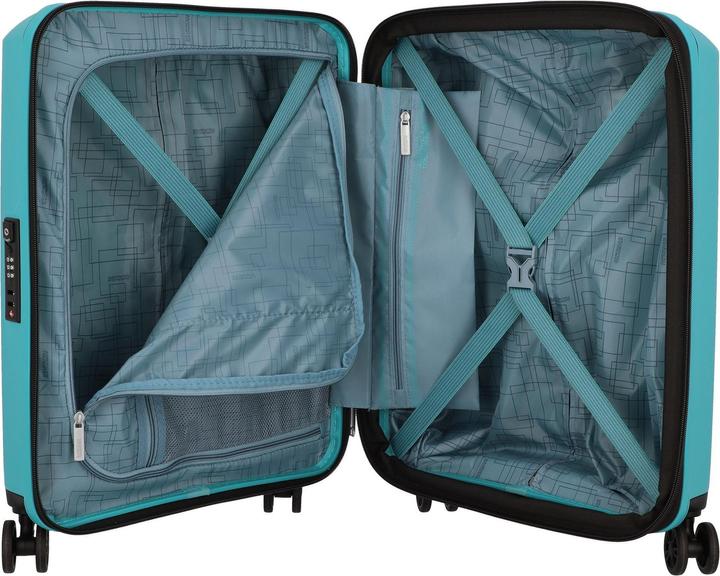 Immagine prodotto American Tourister Valigia da viaggio Aerostep 36 L, Turchese Tonic (36 l, Bagaglio a mano (fino a 50 litri))