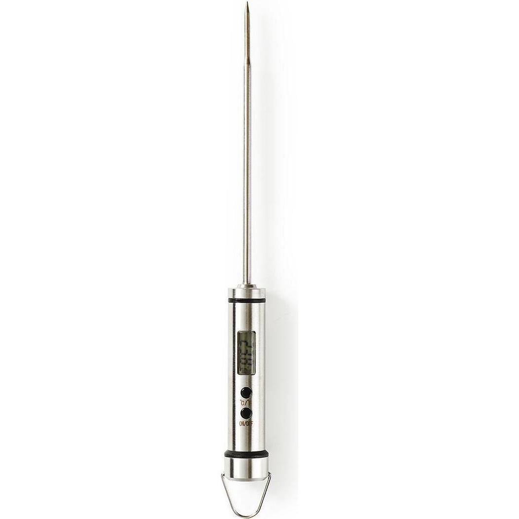 Nedis, Grillthermometer, KATH103SS Fleischthermometer, Stainless Steel