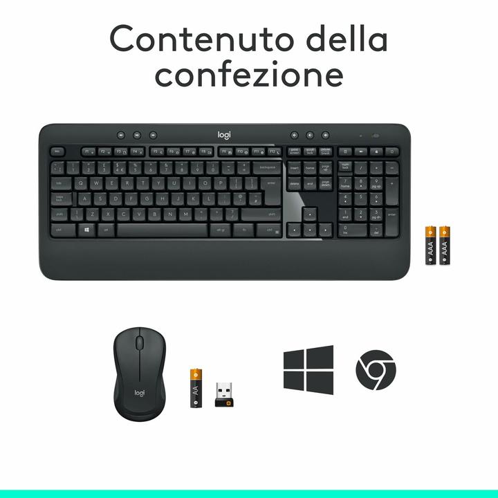 Productafbeelding Logitech MK540 Gevorderd (Italiaans, Draadloze)