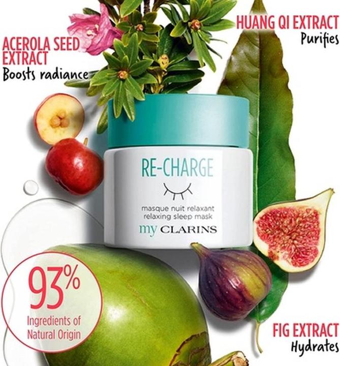 Actual product image Clarins Recharge Masque Nuit (50 ml)