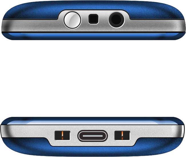 Produktbild Evolveo EasyPhone XR, mobilní telefon pro seniory s nabíjecím stojánkem, modrá (2.30", 0.30 Mpx)