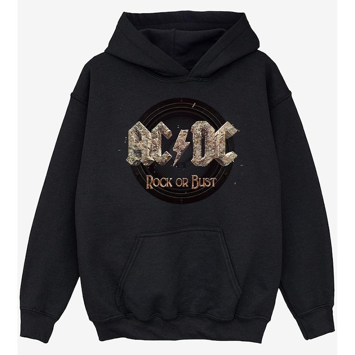 Image du produit AC/DC Sweat à capuche Rock Or Bust pour filles (152, 158)