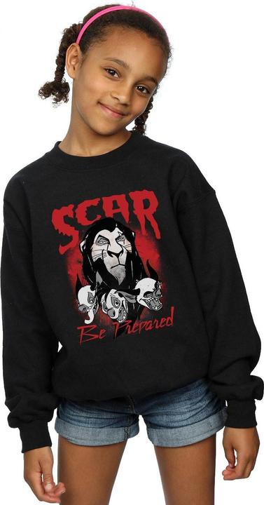 Produktbild Disney The Lion King Scar Be Prepared Sweatshirt Mädchen (152, 158)