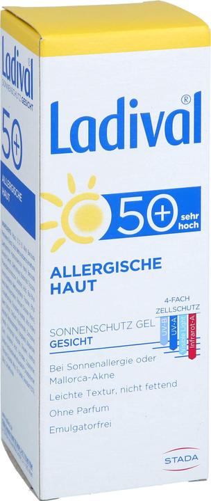 Produktbild Ladival Allergische Haut LSF 50+ Sonnenschutz-Gel, 50 ml Gel (Sonnencreme, SPF 50, 50 ml)