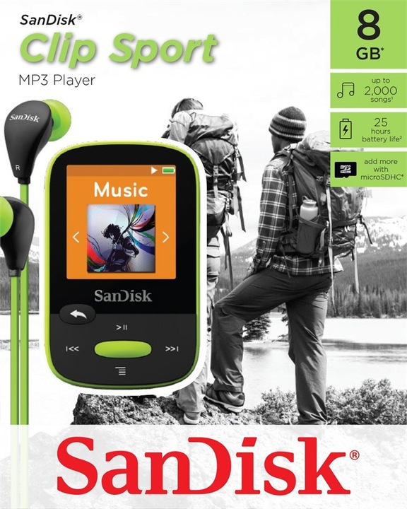 Actual product image SanDisk Clip Sport (8 GB)
