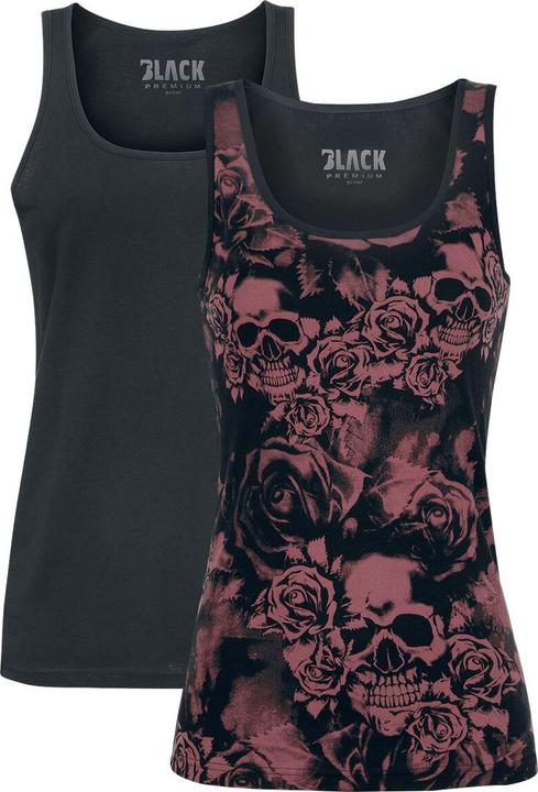 Produktbild Black Premium Doppelpack Tops (S)