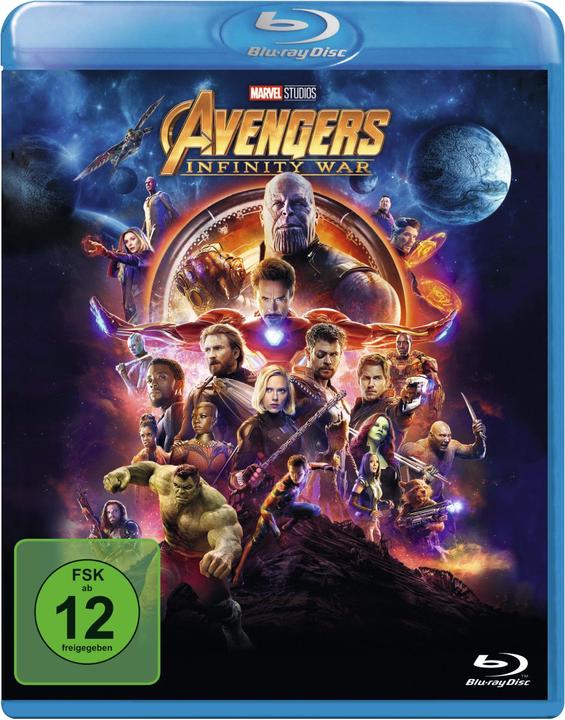 Avengers: Infinity War (Blu-ray, 2018, Tedesco)