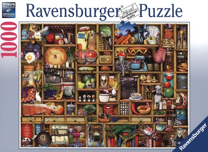 Produktbild Ravensburger Kurioses Küchenregal (1000 Teile)