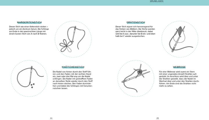 Actual product image Stich für Stich – Schick bestickt (German, Jennifer Dargel, 2023)