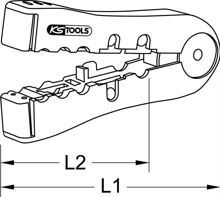 Produktbild KS Tools Abisolierwerkzeug (105 mm)