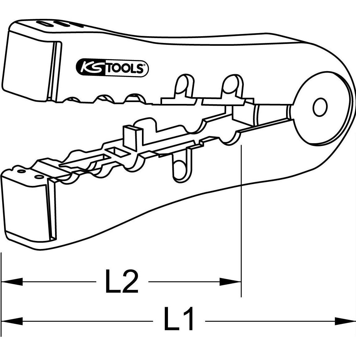 Thumbnail - KS Tools, Zange, Abisolierwerkzeug (105 mm)