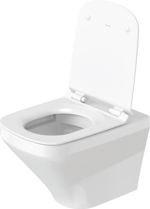 Actual product image Duravit Durastyle Rimless white wall-hung WC set with SoftClose WC seat and concealed fixings