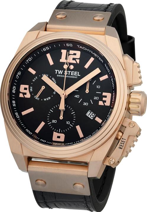 Immagine prodotto TW-Steel TW1115 Cronografo Canteen Orologio da uomo 46mm 10ATM (Cronografo, 46 mm)
