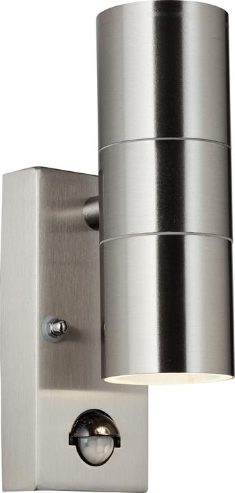 Produktbild Brilliant Hanni GU10 / AUss-WA-2 +BEW / w/o bulbs Aussenwandleuchte, 2-flammig mit Bewegungsmelder (GU10, IP44)