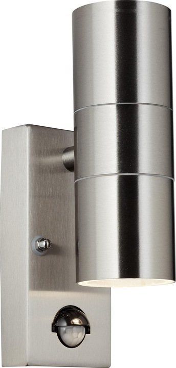 Actual product image Brilliant Hanni GU10 / AUss-WA-2 +BEW / w/o bulbs Aussenwandleuchte, 2-flammig mit Bewegungsmelder (GU10, IP44)