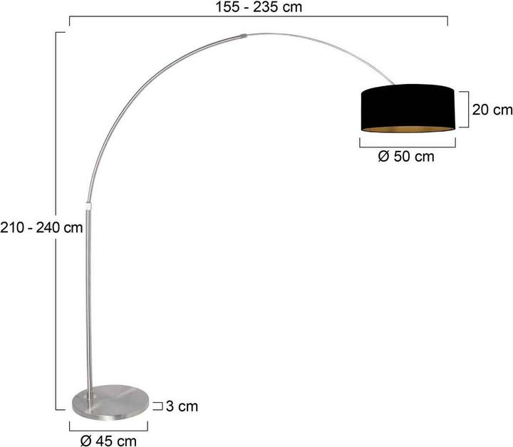 Produktbild Steinhauer Stehleuchte Sparkled Light