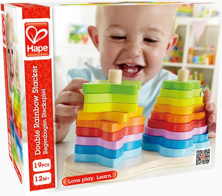 Produktbild Hape Regenbogen-Steckspiel 19tlg.