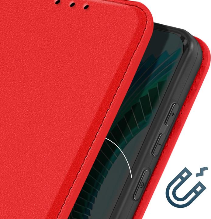 Actual product image Avizar Classic Edition, back cover with magnetic flap Series (Honor Magic6 Lite)