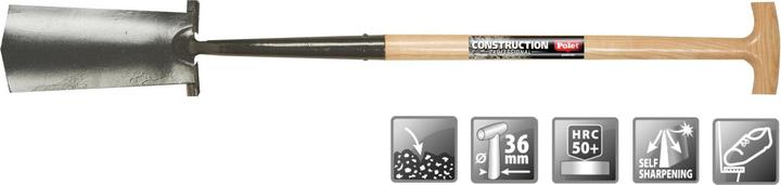 Actual product image Polet 101009 Professionelle Kabelspaten ZH230/135 2V Epoxy T-ST 75cm