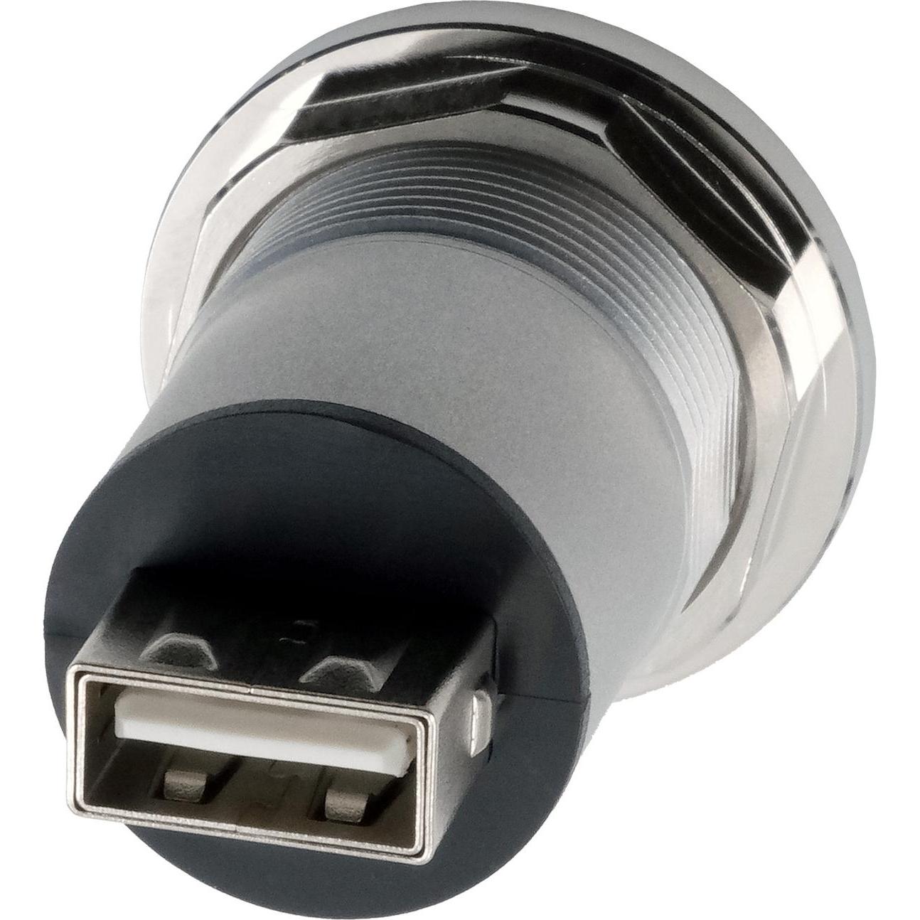 Thumbnail - Exsys Einbau-Adapter USB-A BU-BU (USB-A), Data + Video Adapter