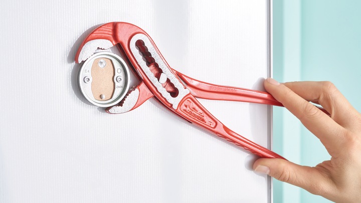Immagine prodotto tesa LOXX portasalviette da bagno a due bracci con soluzione adesiva senza foratura