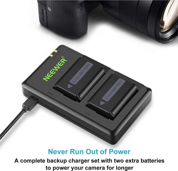 Actual product image Neewer NP-FW50 (Camera battery, Camera battery charger)