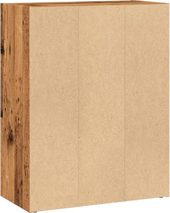 Immagine prodotto vidaXL Bücherregal Regal Standregal Büroregal Aufbewahrungsregal Altholz-Optik (60 x 30 x 77 cm)