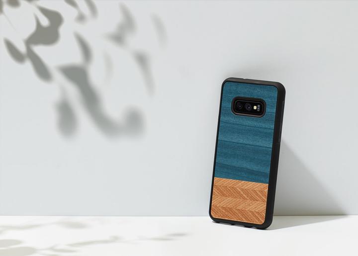 Actual product image Man&Wood SmartPhone case Galaxy S10e denim black (Samsung Galaxy S10e)