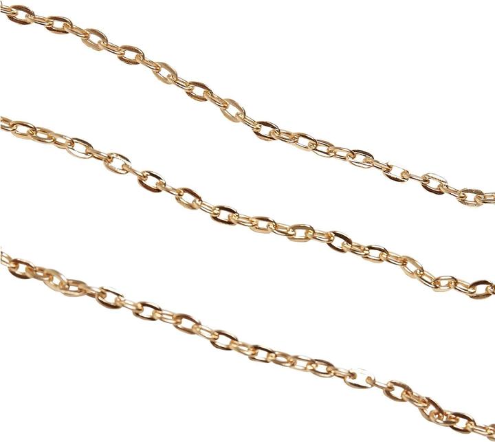Actual product image Urban Classics Layering Pearl Basic Necklace (Array, Upper material 1: 50% iron 50% zinc alloy)