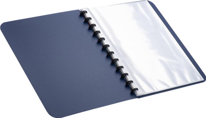 Produktbild Elba vario-zipp Ringmappe manageMe!, DIN A4, dunkelblau Ringdurchmesser: 21 mm, Ringfarbe: silber-metalli (A4, 1 x)