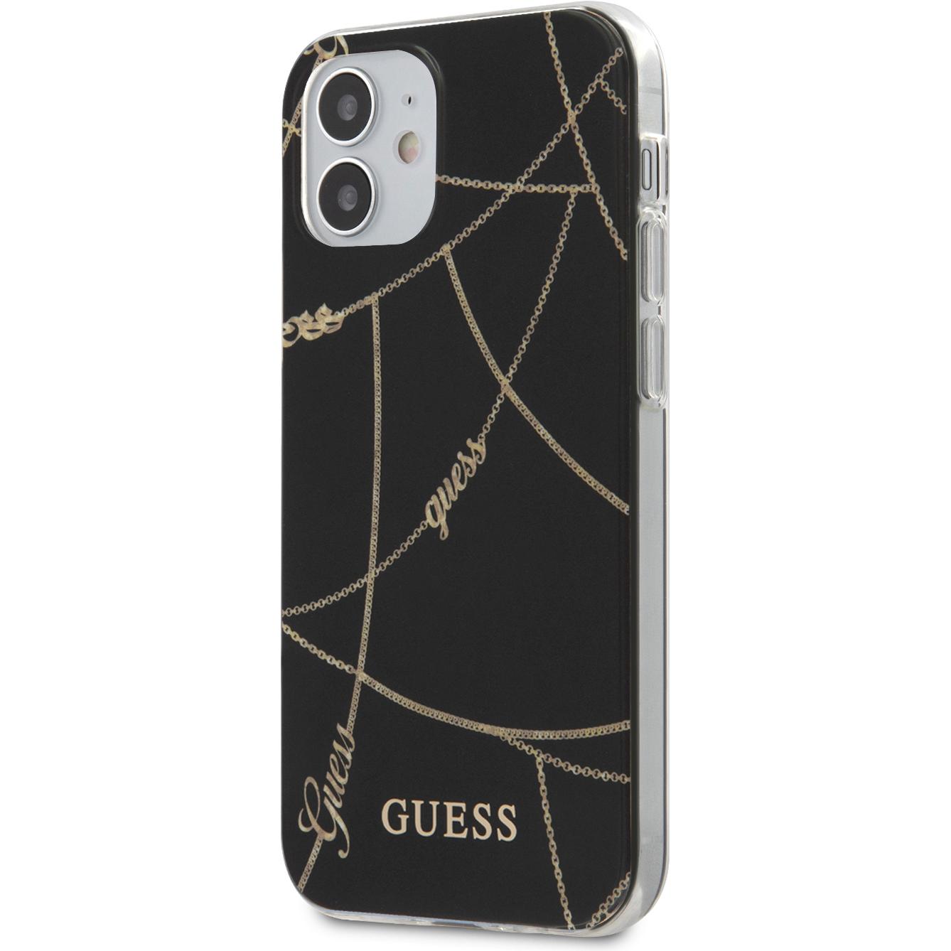 Guess Case (Apple iPhone 12 mini), Smartphone Hülle, Schwarz