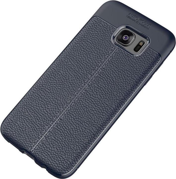 Actual product image König Design Mobile Phone Case for Samsung Galaxy S6 Edge Protective Wallet Cover 360 Case Blue (Samsung Galaxy S6 Edge)