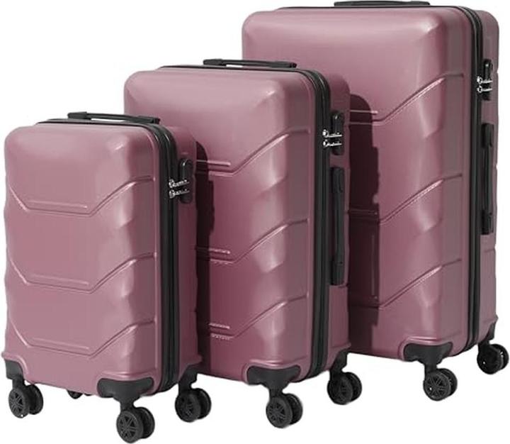 Immagine prodotto Jet Lag valigia london viola x3 36l 65l 103l (103 l)