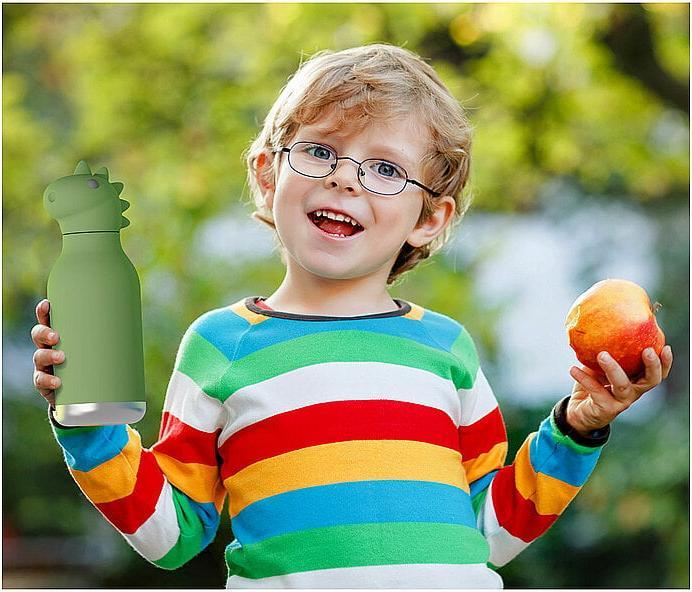 Actual product image Asobu Beasts Dinosaur - Thermos Bottle With Straw 460 Ml (0.46 l)