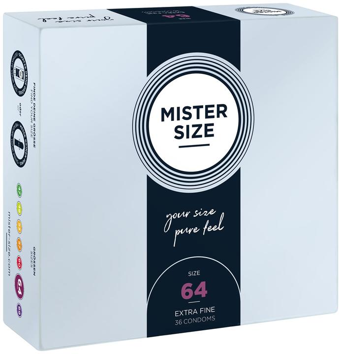 Actual product image Mister Size 64 Condom Display 6x 36 pieces (36 pcs.)