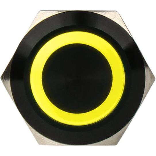 Thumbnail - DimasTech Vandalismusschalter/-taster 19mm, Taster + Schalter, Schwarz