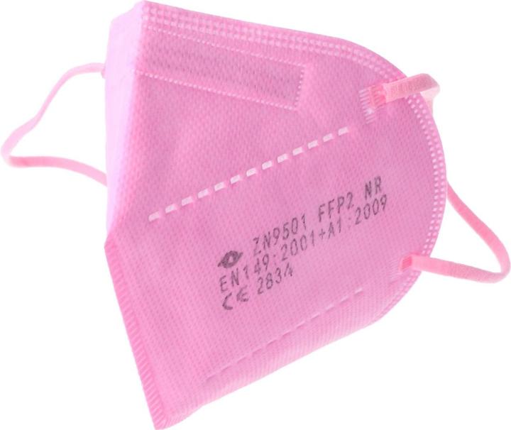 Immagine prodotto AccuCell 20 pezzi Maschera FFP2 rosa a 5 strati, certificata secondo DIN (FFP2, 20 x)
